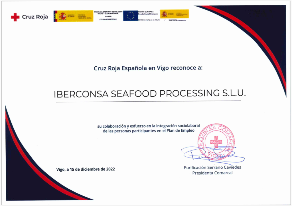 Iberconsa will once again collaborate with Cruz Roja in its socio-occupational integration plan.